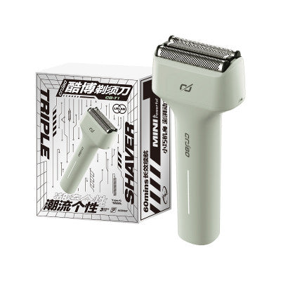 مكينة حلاقة كهربائية رطبة وجافة قابلة لإعادة الشحن