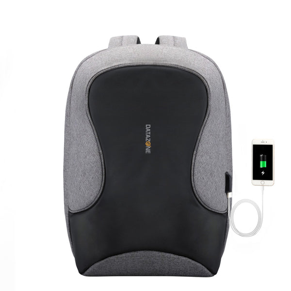 حقيبة ظهر DZ-1090 للابتوب | مضادة للسرقة، مقاومة للماء، خفيفة الوزن مع منفذ شحن USB – تناسب حتى 15.6 بوصة