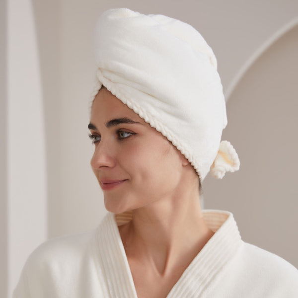 ريفي - غطاء شعر مودرن كبير - اوف وايت