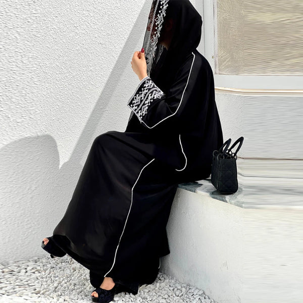 عباية كلاسيكية مطرزة , كيمونو